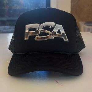 Black Mesh Trucker Hat